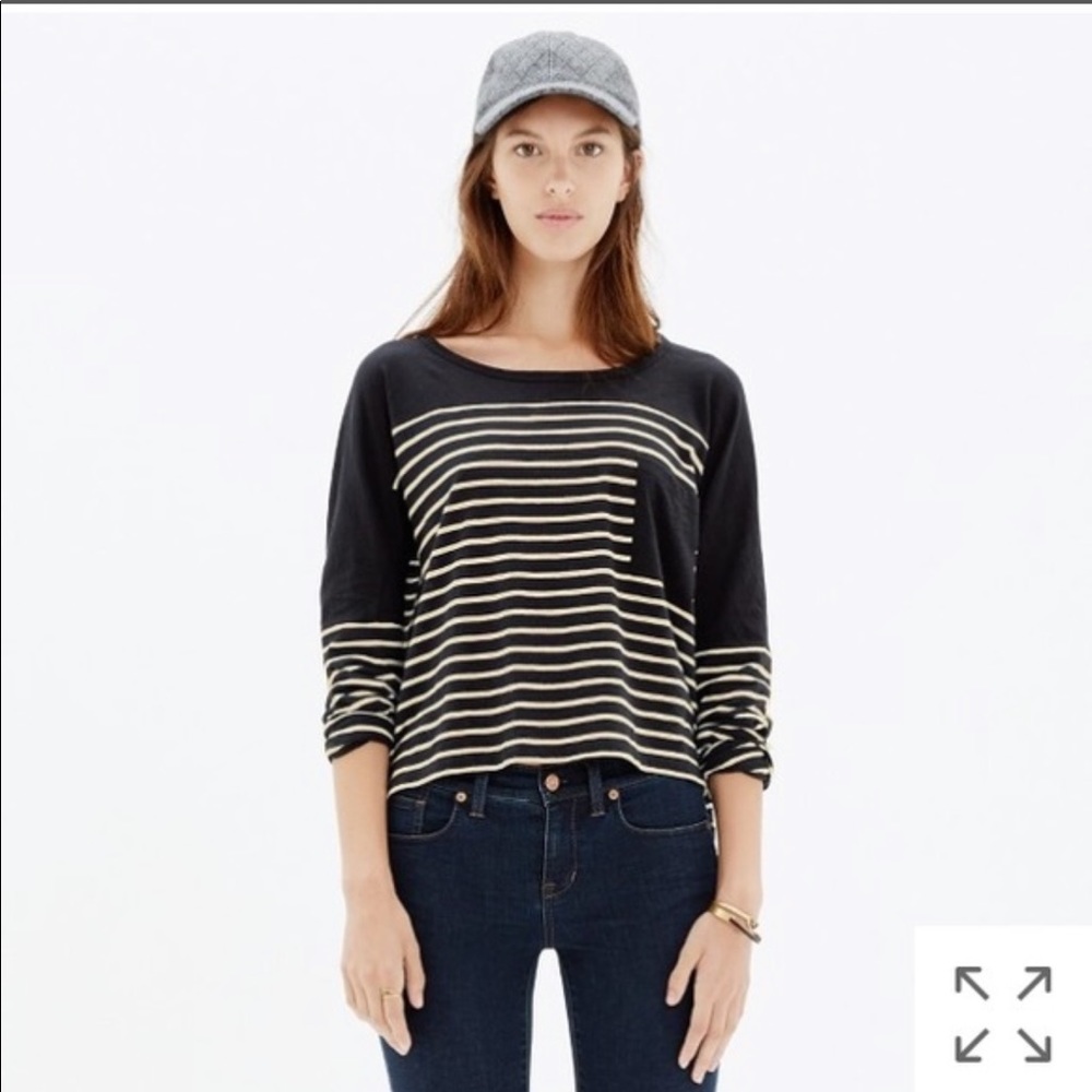 Madewell Effortless Striped Long Sleeve Tee